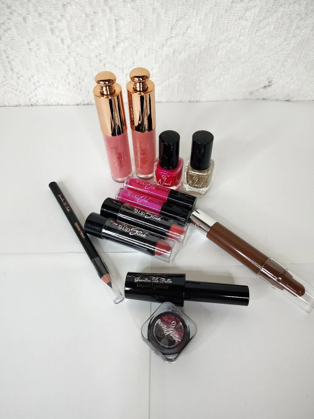Makeup Bundle Lipstick Eye Liner Lip Oil Contour Stick Liquid Blush Eye Liner